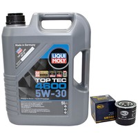 MotoröL Set 5W-30 5 Liter + ÖLfilter SM 102 FüR Fiat Tempra SW