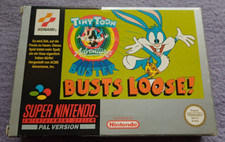Thumbnail of ebay&reg; auction 127009687944 | Tiny Toon Adventures Buster Busts Loose SNES PAL, komplett