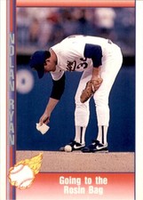 1991 Pacific Nolan Ryan Texas Express Going to Rosin Bag Texas Rangers #98
