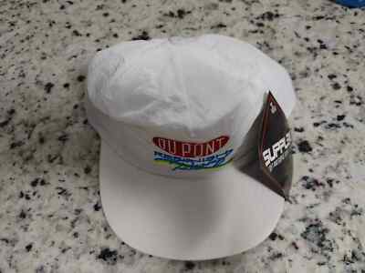 Dupont Refinish Racing Jeff Gordon White Adjustable Hat NASCAR Vintage 1990s 90s