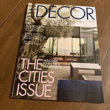 Elle Decor MAGAZINE November 2023 Issue Label Cut Out