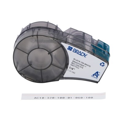 Brady 151514 BradyGrip Print-on Hook Labels with Ribbon M21 Printers M21-250-414