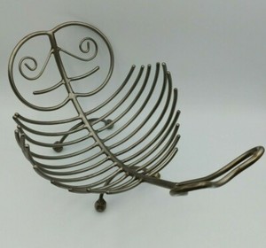 Metal Watermelon Stand Holder Roughly 16" Long 9 1/2" Wide  9 3/8 Tall