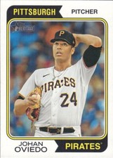 2023 Topps Heritage High Number - #674 Johan Oviedo