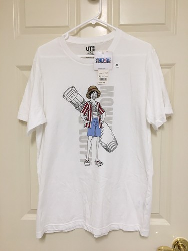 Nwt Uniqlo One Piece Stampede Luffy T Shirt Size Xl Rare Cotton White Ebay
