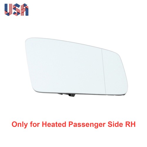 Right Passenger Side Mirror Glass Heated for Mercedes C180 C250 C300