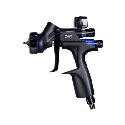 DeVilbiss Digital DV1 Basecoat Paint Spray Gun with DV1-B PLUS HVLP Cap 704504