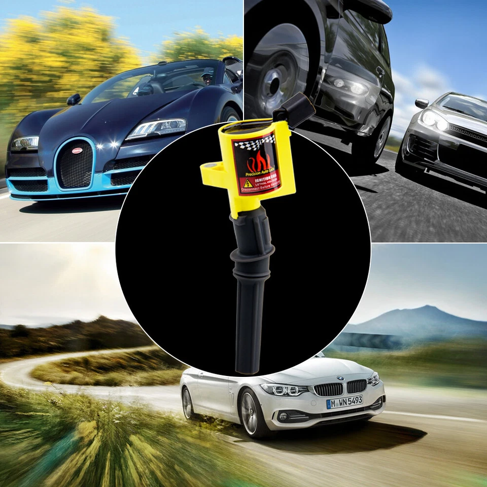 Paquete de 8 bobinas de encendido DG508 y 8 bujías para Lincoln Town Car 4,6 L 1998-2009 Foto 2 de 4