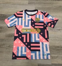 Puma Taxi Club De La Havana Cuba Rare Multi Color Soccer Jersey Size Small #7