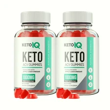 2-Pack Keto IQ ACV Gummies, KetoIQ ACV Weight Loss Gummies (120 Gummies)