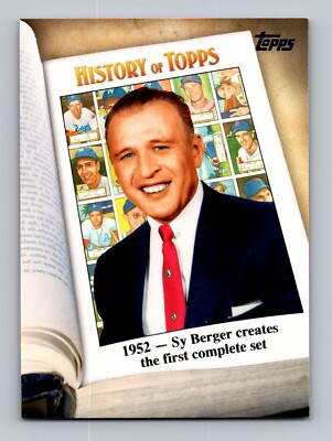 Topps History Box 2011 Topps History Of Topps #HOT-3 1952 Sy Berger Creates The First ...