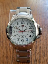Tommy Hilfiger Men's Watch Stainless Steel 1790845 Sam White Dial Quartz 45mm