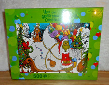 AQUARIUS HOW THE GRINCH STOLE CHRISTMAS 500 PIECE JIGSAW PUZZLE 14" X 19" NEW