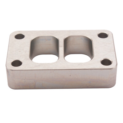 T3 Spacer Divided Inlet Turbo Flange Large Frame Drilled 1.0'' CNC Garrett HX35