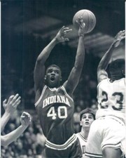 1991 Press Photo Indiana Hoosiers Basketball Calbert Cheaney - snb11227
