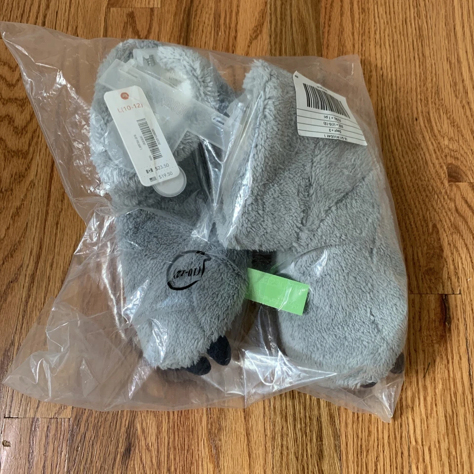 NUEVO CON ETIQUETAS Jóvenes Niños L 10-12 GYMBOREE Zapatillas Gris Garra Foto 2 de 4