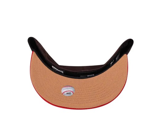 Houston Astros New Era 59FIFTY 45th Anniversary Chocolate Fitted Hat Size 7 1/8 - Picture 4 of 10