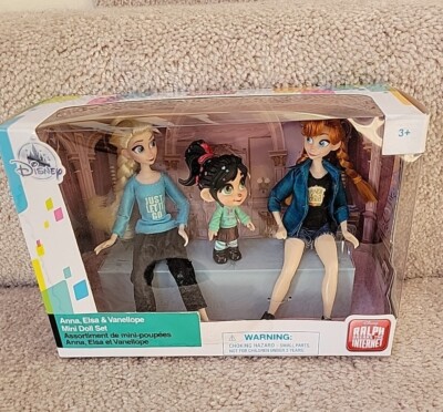 ANNA, ELSA VANELLOPE MINI DOLL SET Ralph Breaks the