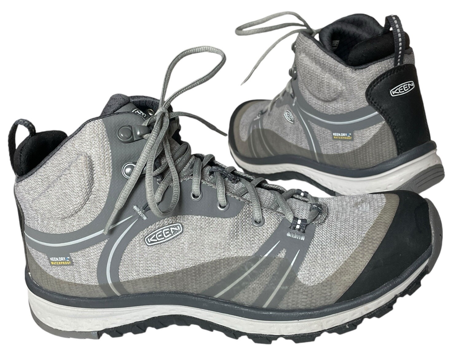 Stivali Keen donna Terradora impermeabili da trekking trail taglia 9 5 1016505 grigi nuovi senza scatola