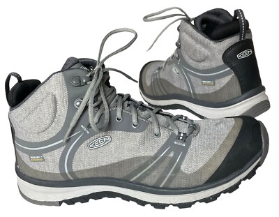 Keen Womens Terradora Waterproof Hiking Trail Boots sz 9.5 1016505 Gray NWOB