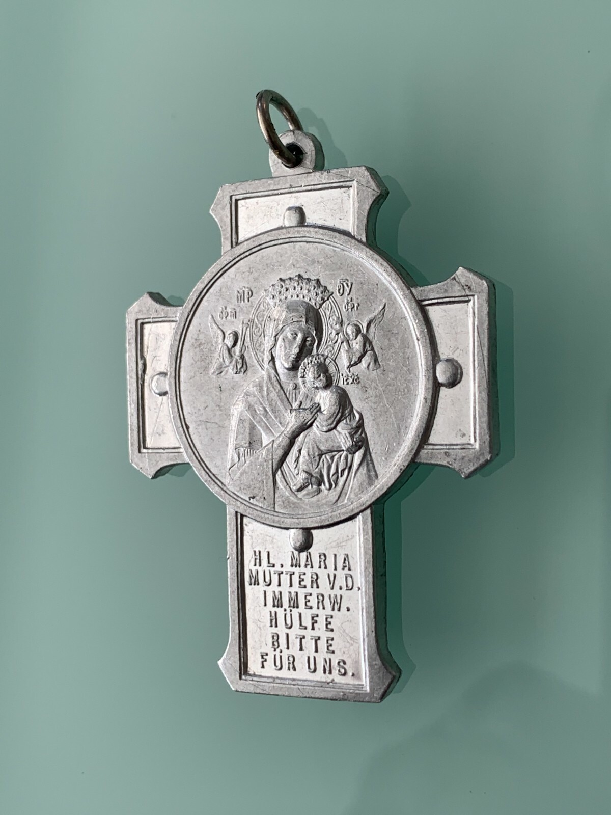 Vintage Rare Saint Gerard Majella Cross Medal 7238 eBay