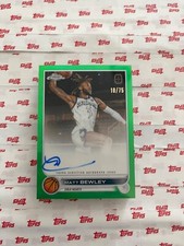 2023 TOPPS CHROME OVERTIME OTE #CA-MBE1 MATT BEWLEY AUTO GREEN PARALLEL 10/75 #4