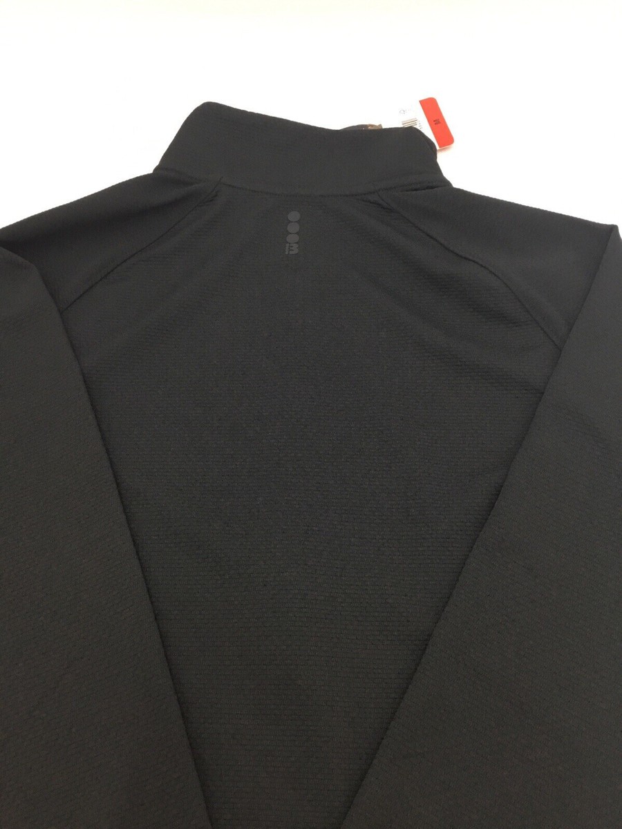 Bench Urbanwear Full Zip Jacket Moisture Wicking, Black, Sz Large