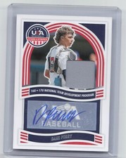2024 Panini Stars & Stripes Dane Perry Gray Jersey Relic Auto Adams State