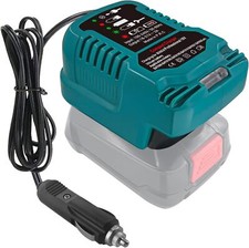 Mini Car Charger for Bosch PBA 18V Li-ion Battery Portable Use on Car Cigarette