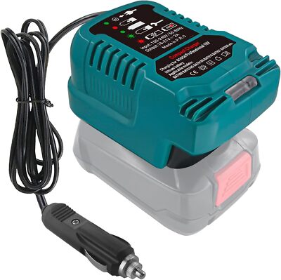 Mini Car Charger for Bosch PBA 18V Li-ion Battery Portable Use on Car Cigarette