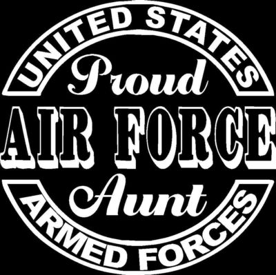 Proud Air Force Aunt Seal Car Truck Window Bumper Sticker Decal US Seller