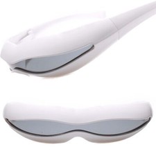 Wrap Around Costume Robot Cyclops Visor Futuristic Cosplay White Sunglasses