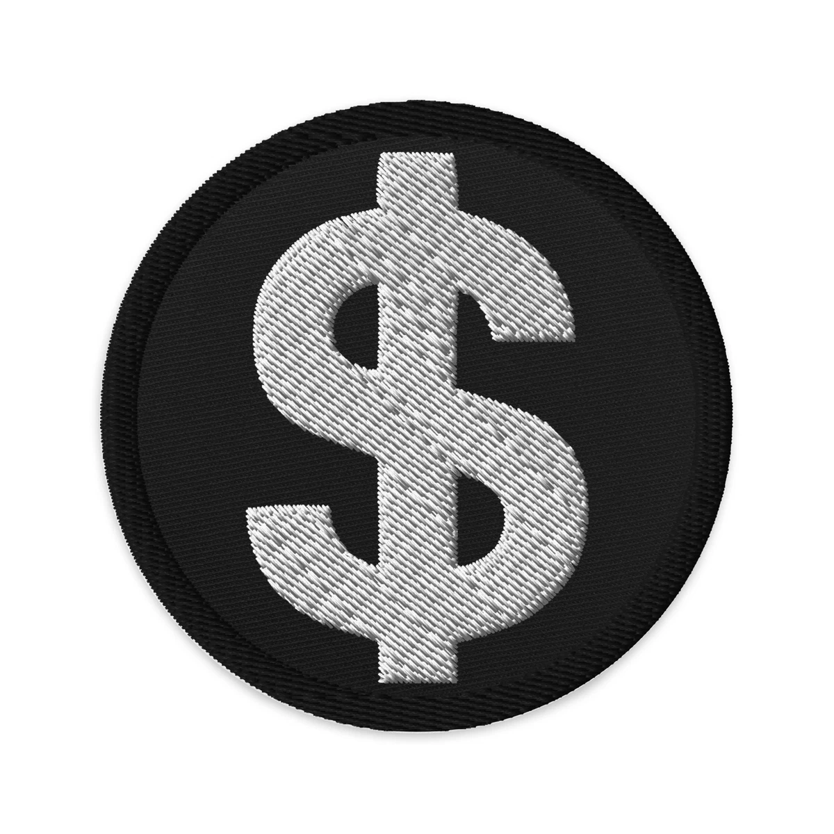 The Almighty US Dollar Sign Symbol of Money Embroidered Patch Iron On