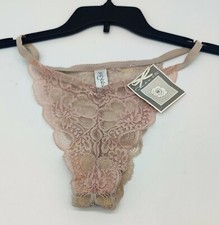 VTG NOS Oscar De La Renta Lingerie Panties L Large Lace High Cut USA NWT - NEW