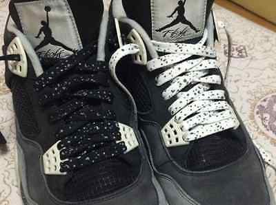 nike laces black and white