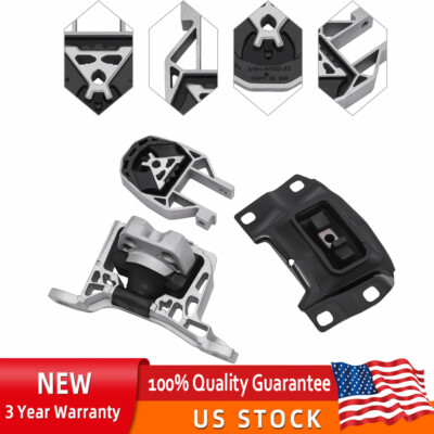 3x ENGINE & TRANSMISSION MOUNT Fits 2012-2018 FORD FOCUS 2.0L FAST FREE SHIPPING