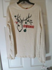 Happy Holidays My Time To Shine Christmas Long Sleeve Tee, Sizes S,L,XL