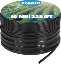 5/8" Drip Tape 3281ft Garden Irrigation Hose with 6" Spacing for Automatic Water