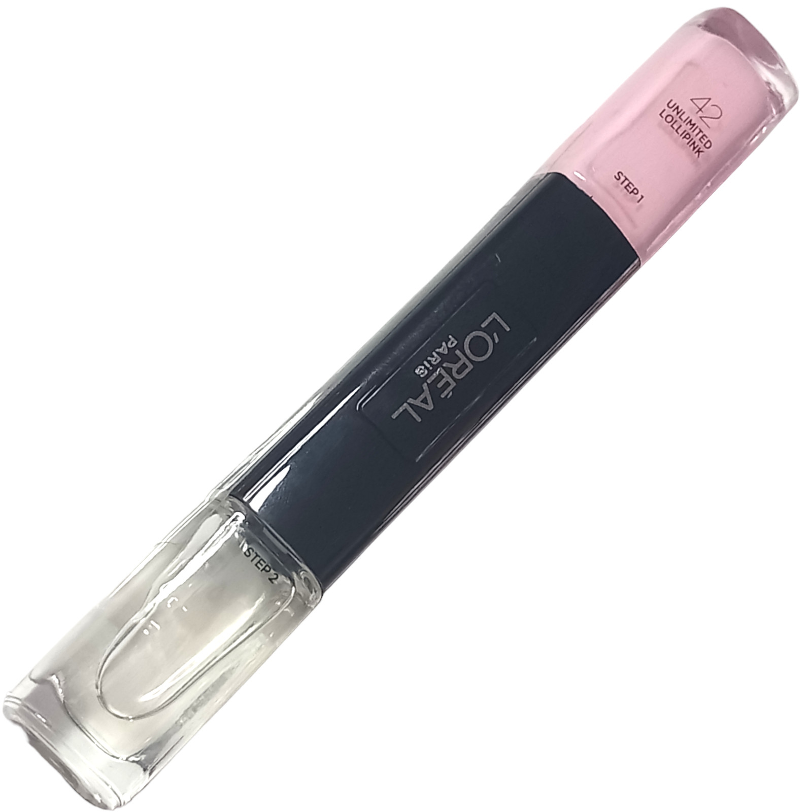 Loreal Gel Shine Infaillible Nail Polish Duo 042 Unlimited LolliPink