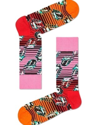 Happy Socks Rolling Stones Limited Edition 1 Paar 36-40 UK 4-6 NEU Rubin Tuesday