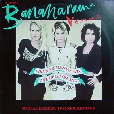 Bananarama - Venus 12'' RARE OG 1986 Press SHRINK Brimstone Fire (NM or M-) Vinyl
