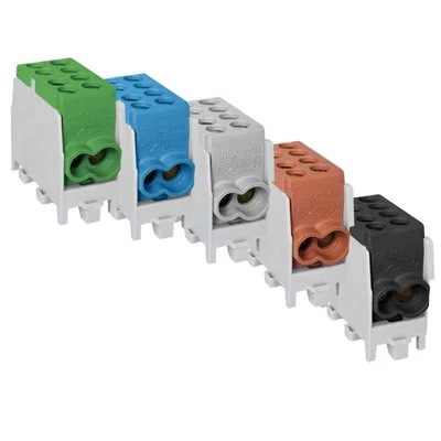 POLLMANN ELEKTROTECHNIK POLLMANN Hauptleitungsabzweigklemmen 1-polig, anreihbar, 2x25/2x16mm², 5 Farben