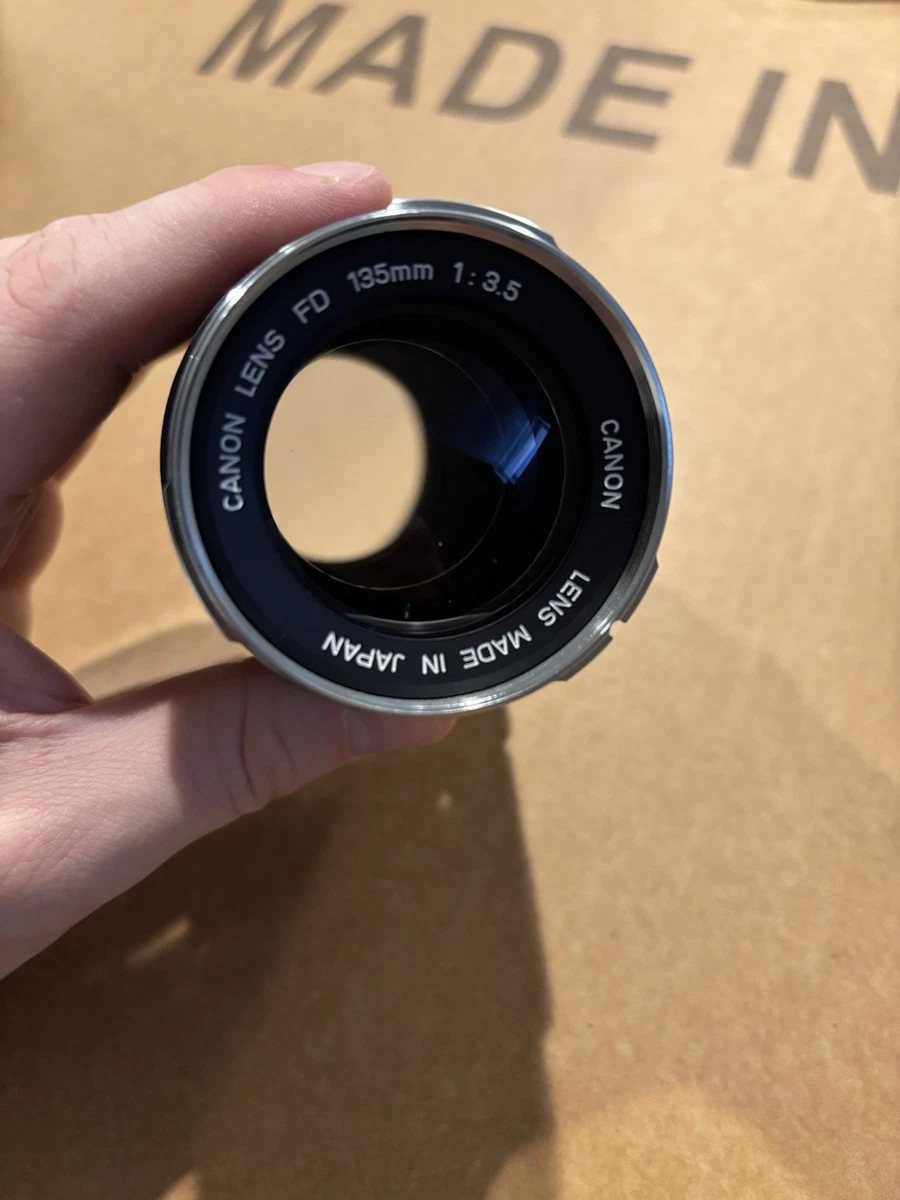 Objectif Canon 135 Mm F/3.5 – Monture FD – Fabriqué Au Japon – Occasion Garanti