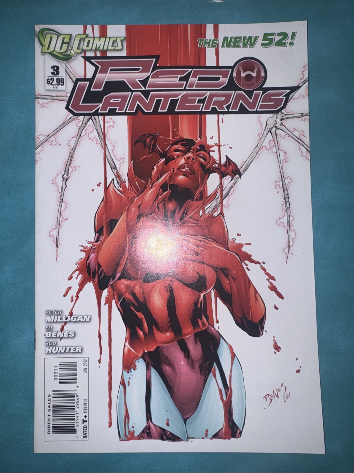 RED LANTERNS  - No.  3 (January 2012)  The New 52 Dc Comic Books Green Lanterns
