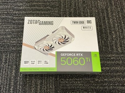 [NO VIDEO CARD] Empty box: Zotac GeForce RTX 5060 Ti 16GB DUAL OC White Edition
