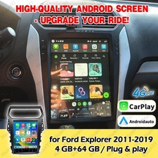12.1" 64GB Android 14 For Ford Explorer 2011-2019 Car Stereo Radio GPS Navi FM