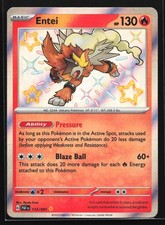 Entei 112/091 SV: Paldean Fates Shiny Holo Rare Holo Pokemon Card on eBay