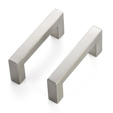 8 Pack Cabinet Handles,3 Inch Brushed Nickel Cabinet Pulls,Kitchen Cabinet