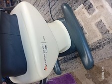 Human Touch iJoy Ride Ergometer Exercise Bike with Carry Handle, Grey/Blue/White