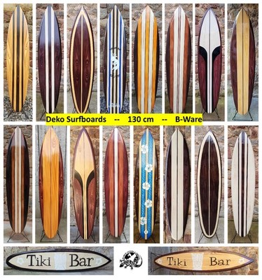 Deko Surfboard 130 cm aus Holz / B-Ware / Surfbrett Dekoboard Board surfen